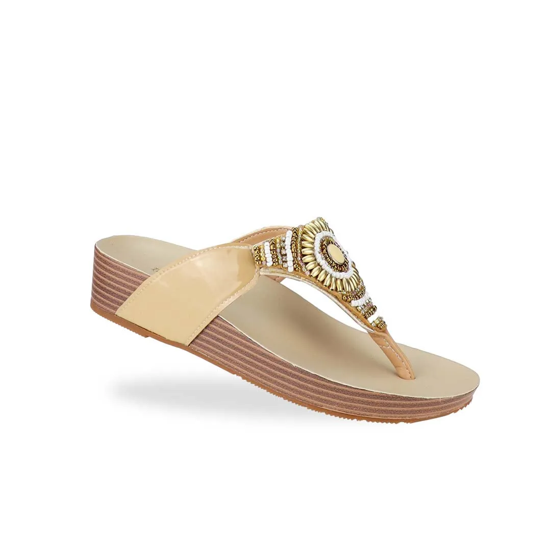 [20% off at cart] Boho Beaded Flatform Flip-Flops