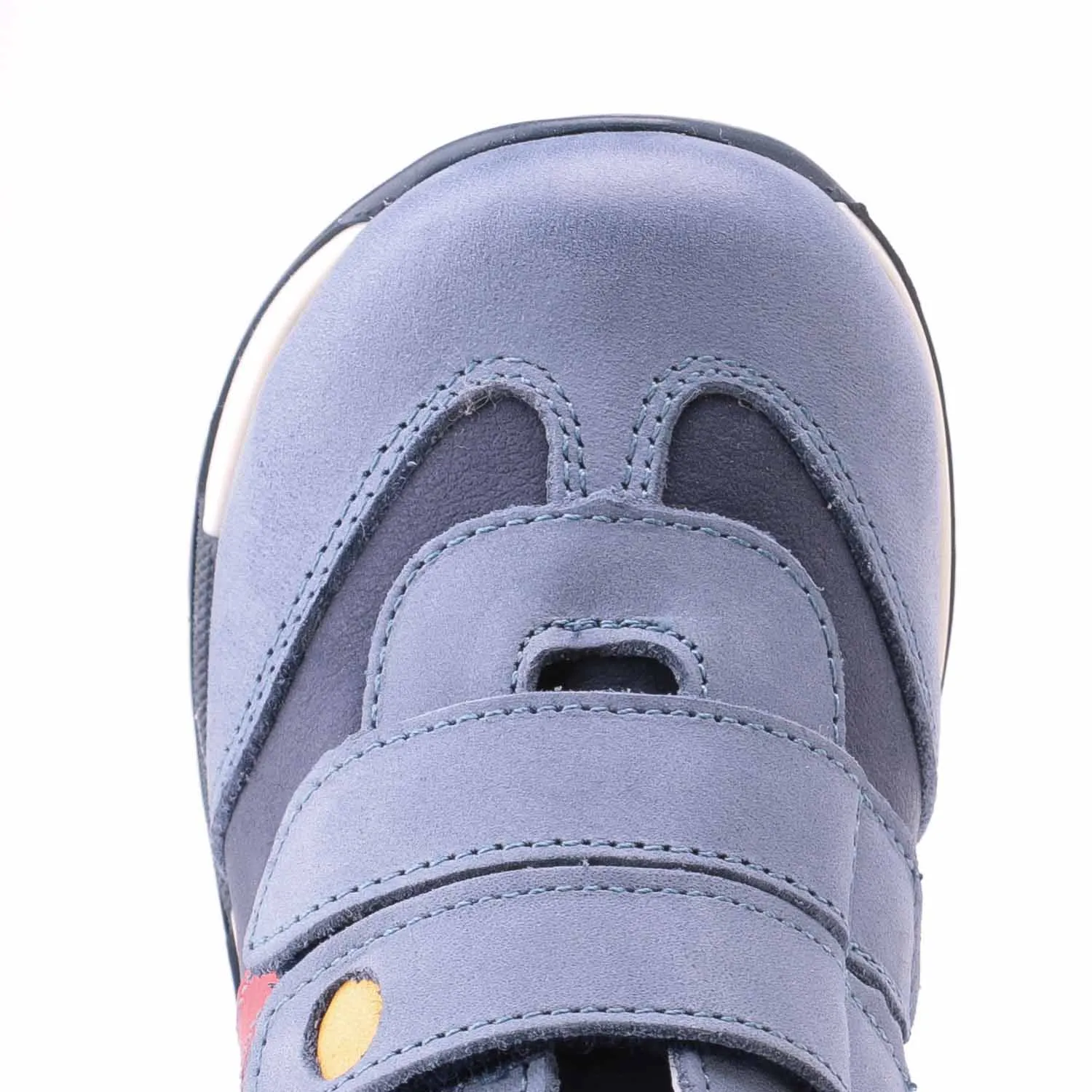 (2333-25) Emel low Velcro Trainers - blue