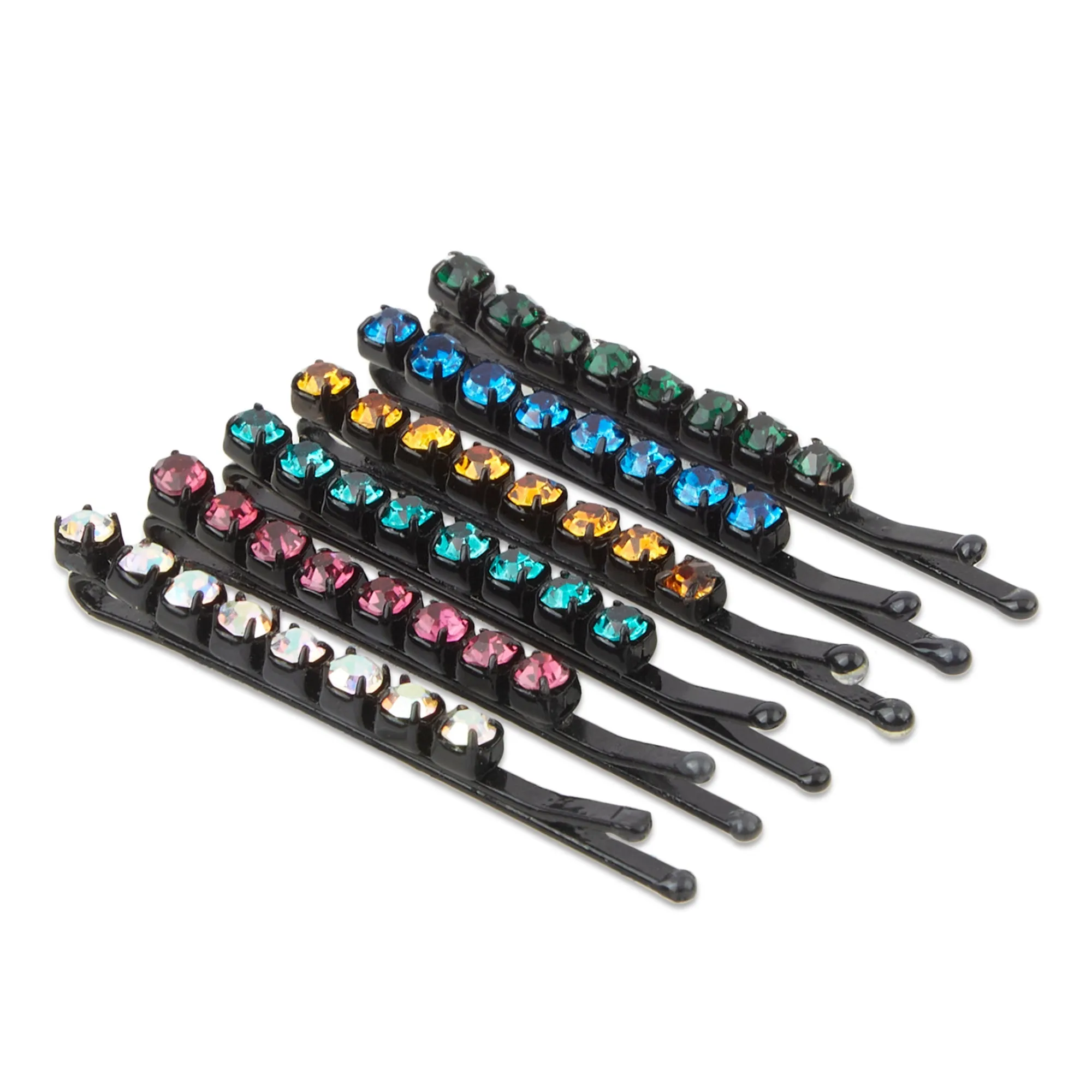 Accessorize London Women's
 Sparkle Hair Slides 6 Pack