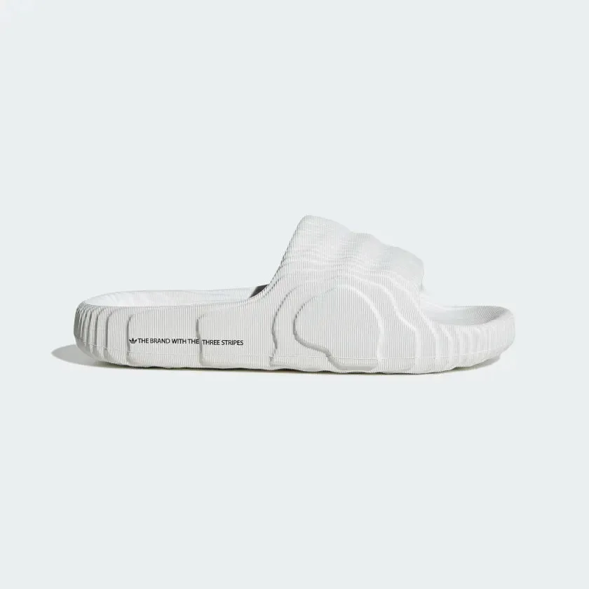 adidas Adilette 22 Slides "Crystal White" - Men's