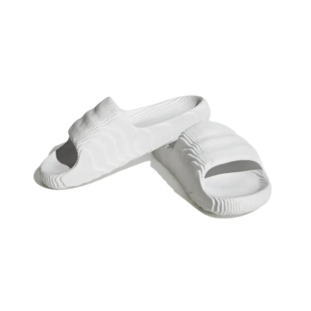 adidas Adilette 22 Slides "Crystal White" - Men's