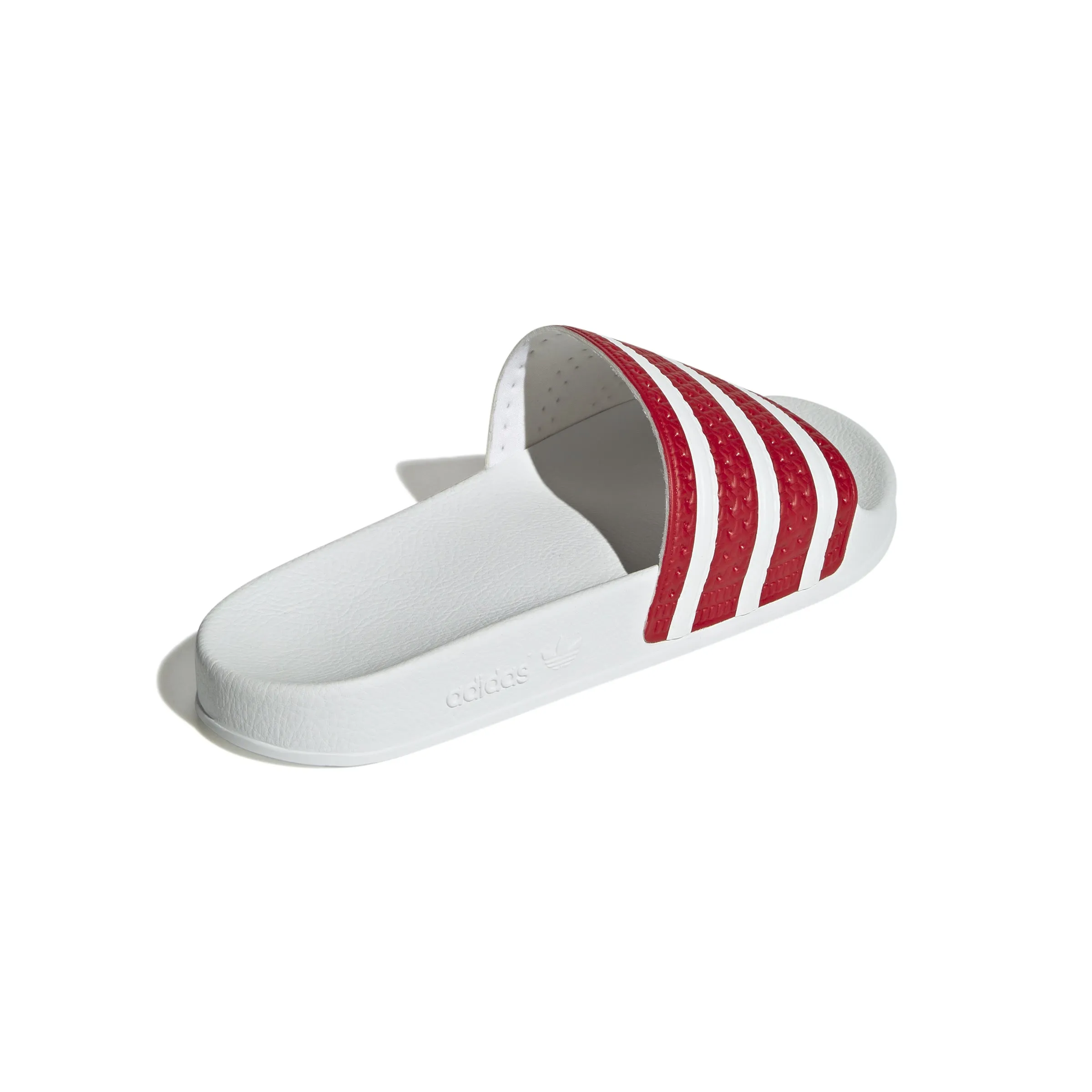 adidas Adilette Scarlet / White / White