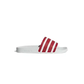 adidas Adilette Scarlet / White / White