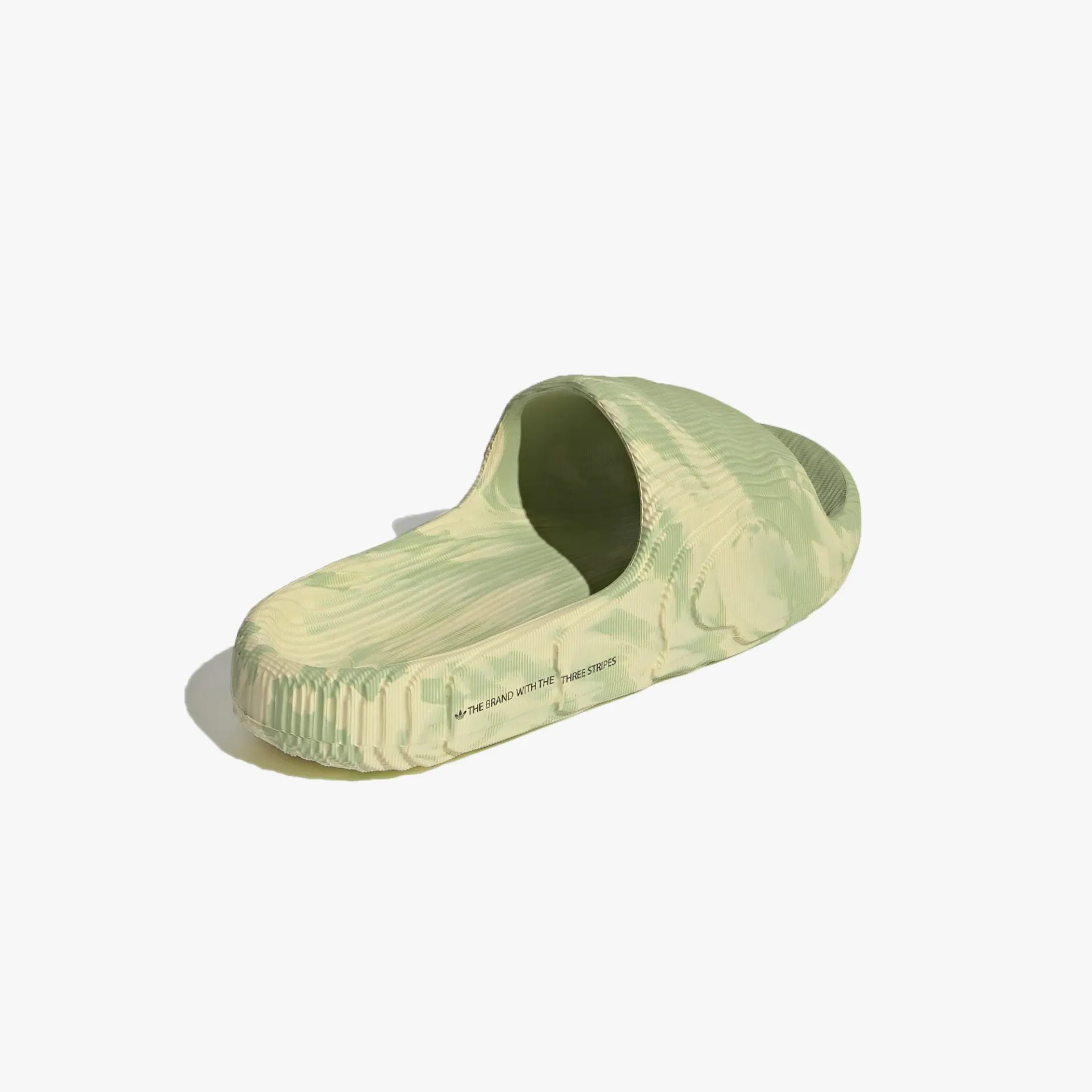 Adidas Originals | ADILETTE 22 SLIDES  { MAGIC LIME / ST DESERT SAND