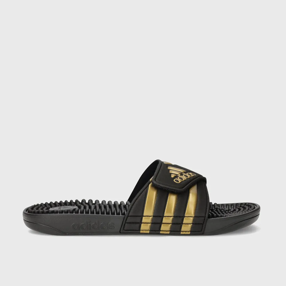 Adidas Unisex Adissage Slides Black/Gold _ 168140 _ Black