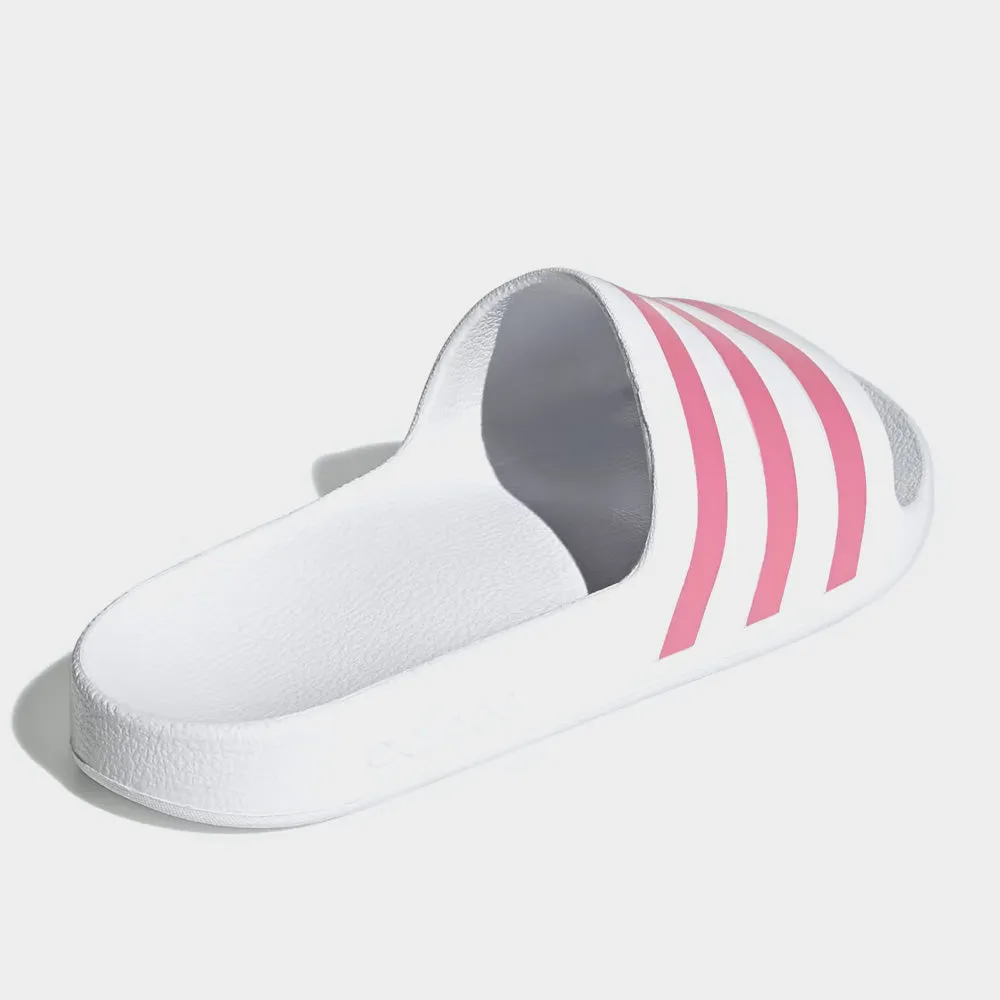 Adidas Womens Adilette Aqua Pink/White _ 181929 _ Pink