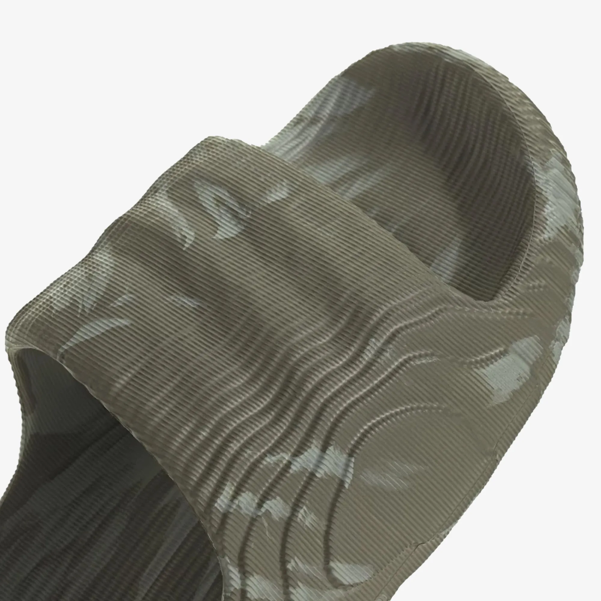 ADILETTE 22 'OLIVE STRATA/SILVER GREEN'