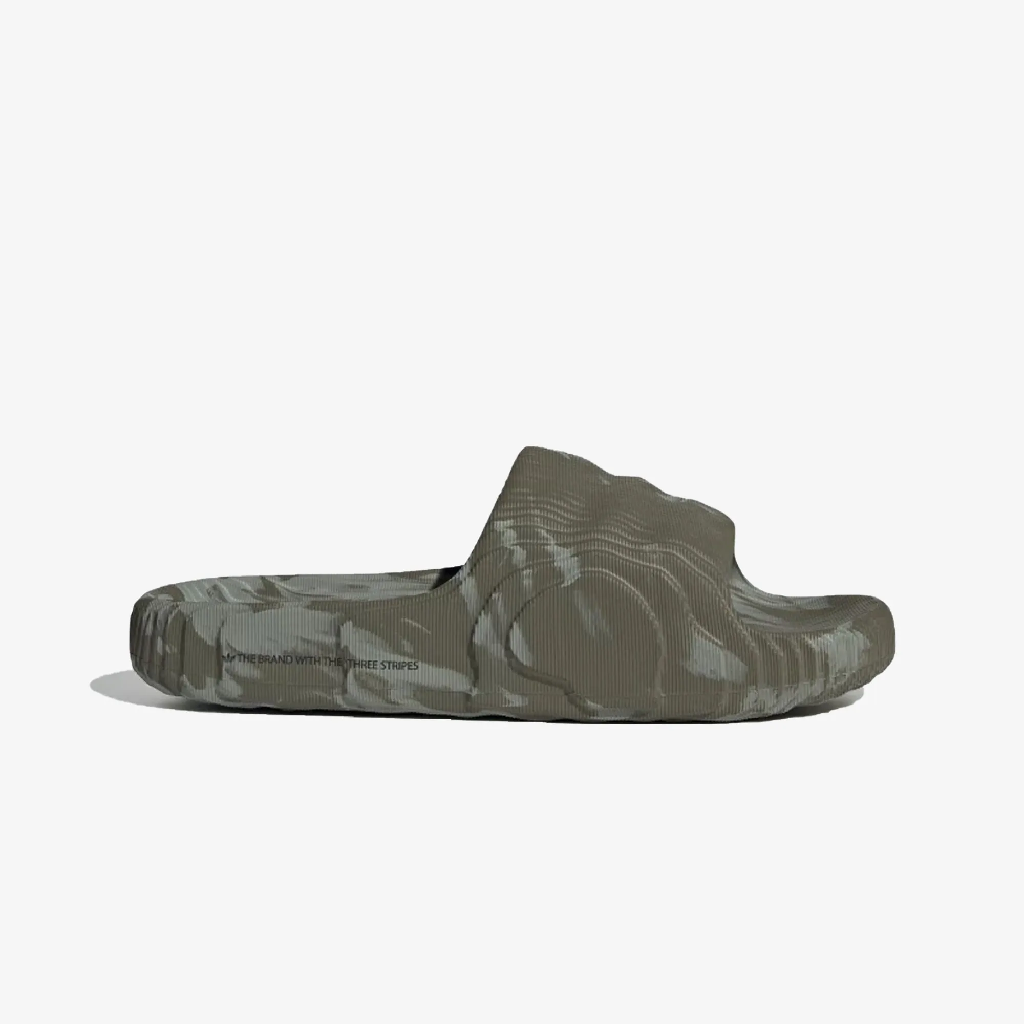 ADILETTE 22 'OLIVE STRATA/SILVER GREEN'