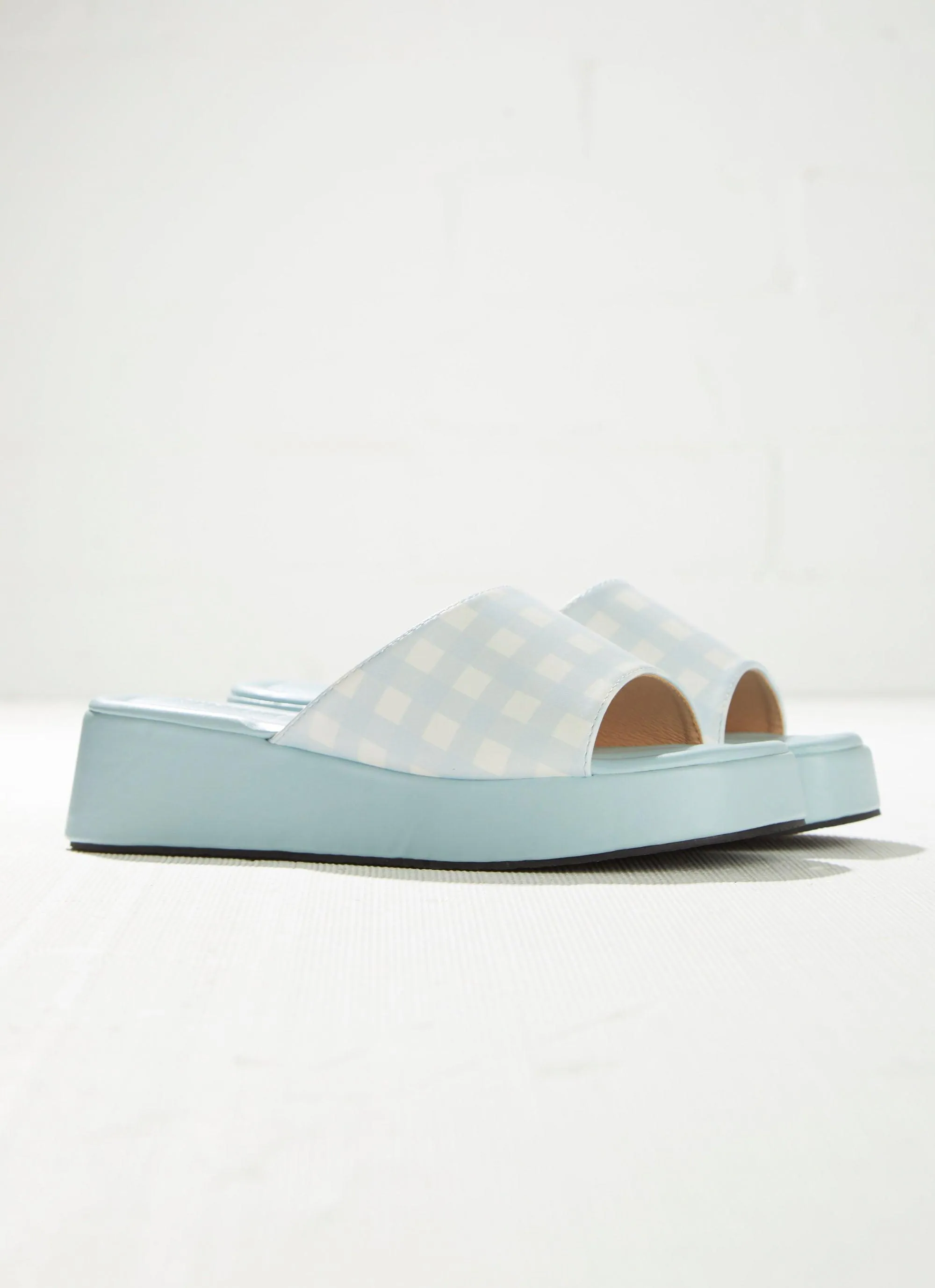 Ambrose Mule - Blue Gingham