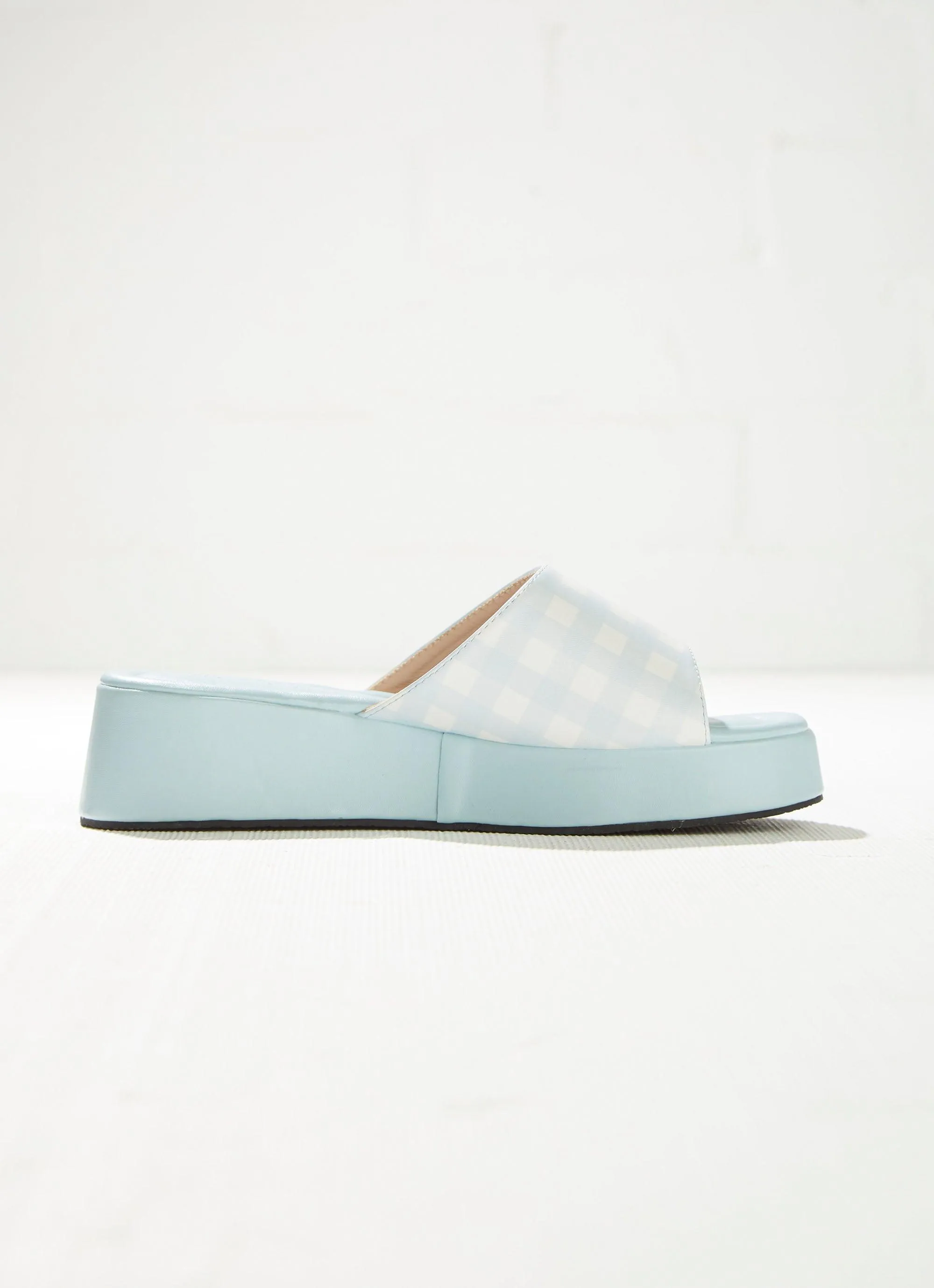 Ambrose Mule - Blue Gingham