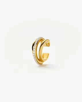 Celestial Pave Ear Cuff | 18ct Gold Plated Vermeil/Cubic Zirconia