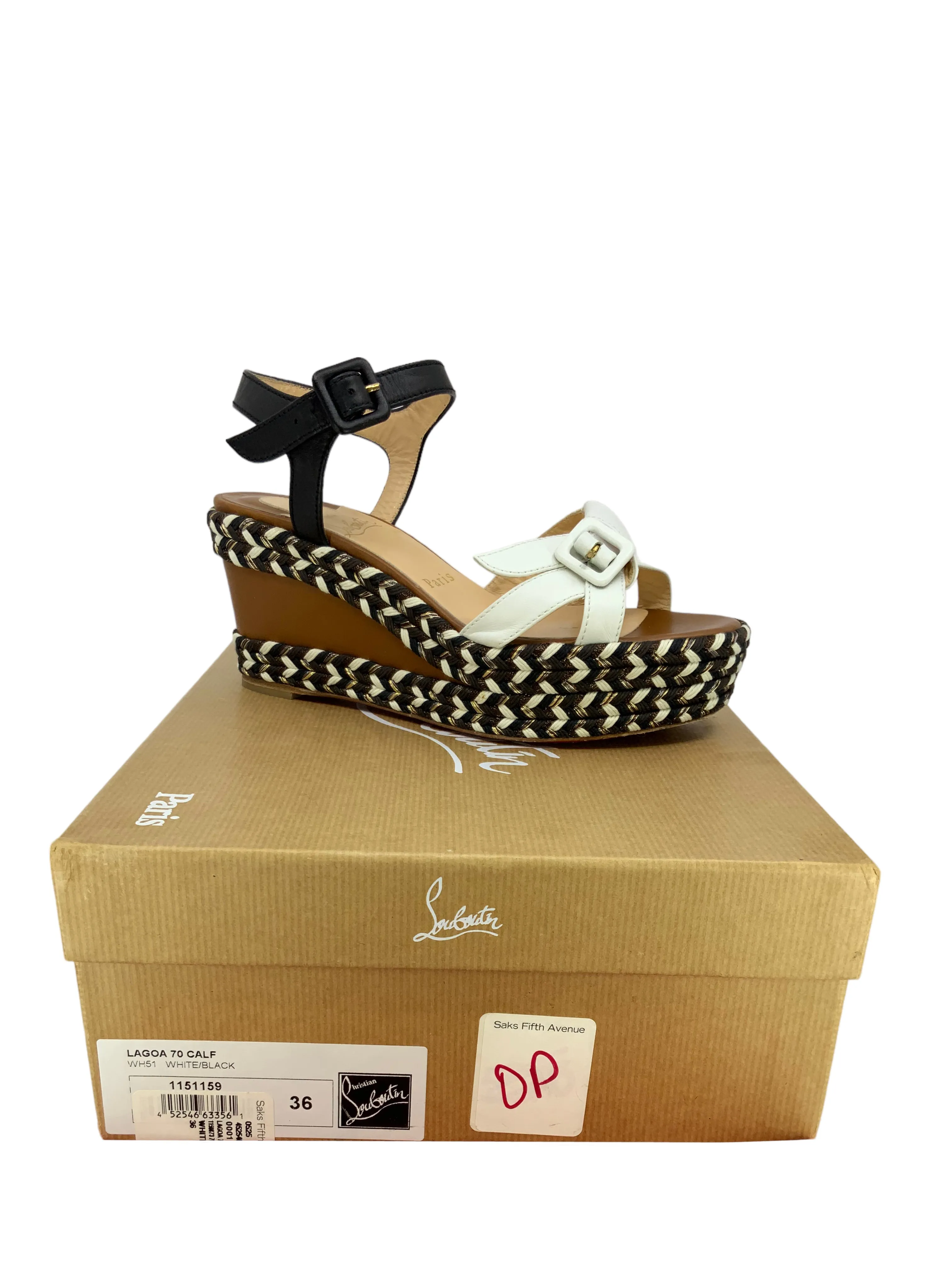 Christian Louboutin Lagoa 70 Platform Sandals Size 6