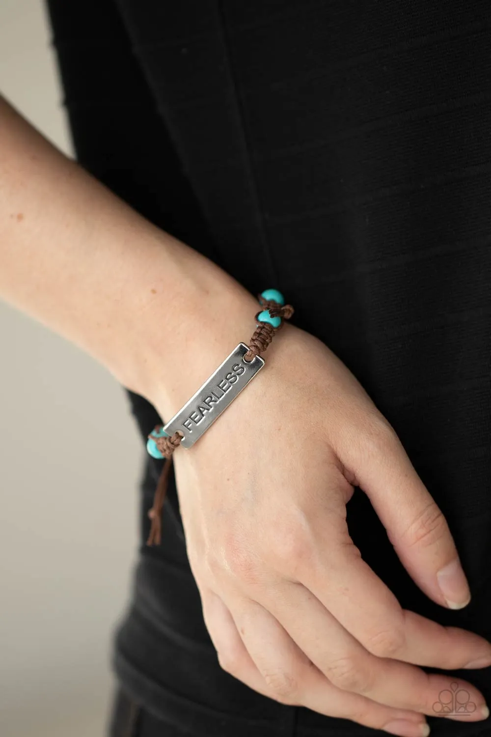 Conversation Piece - Blue Bracelet