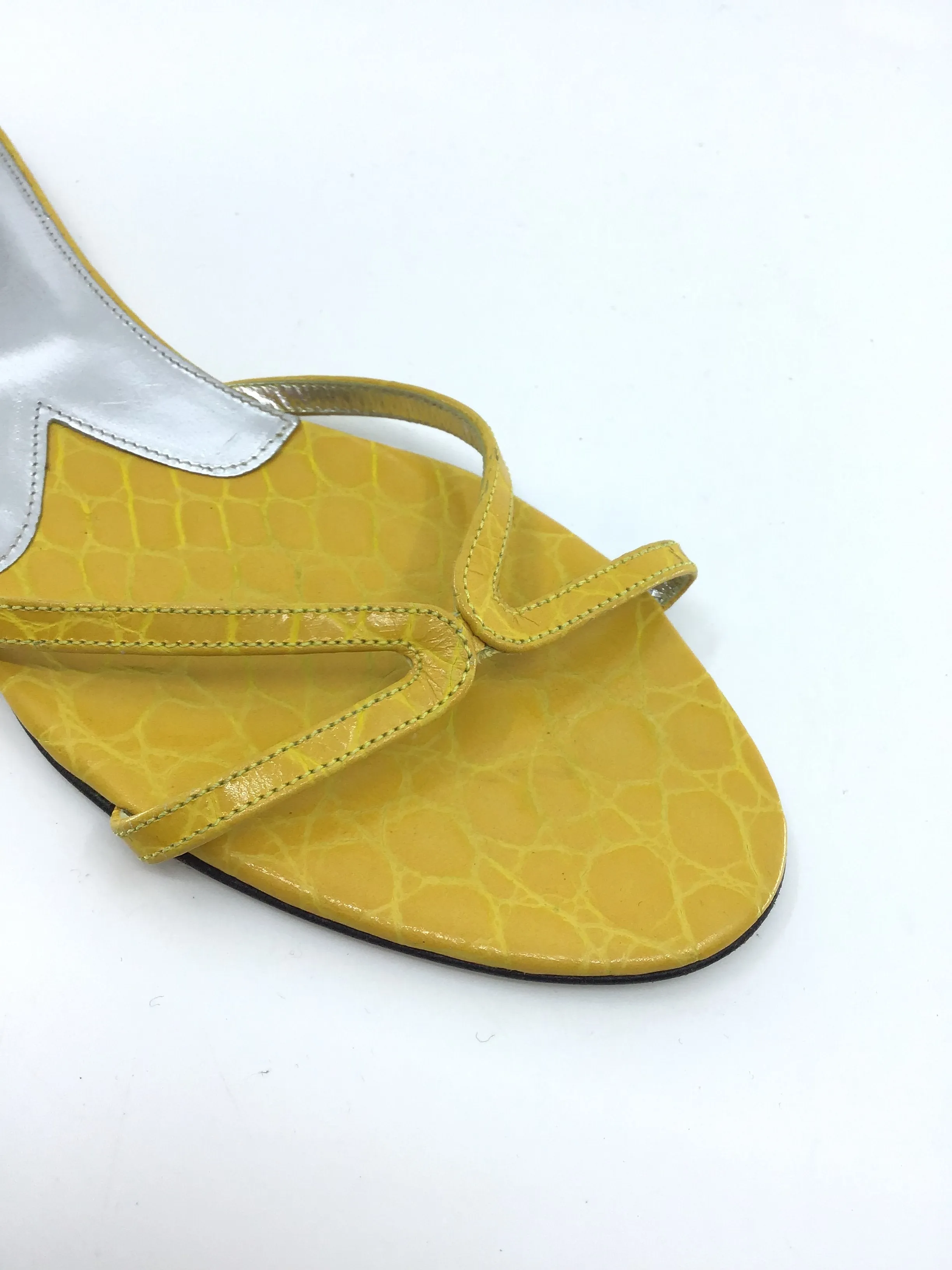 Dolce and Gabbana Yellow Slides