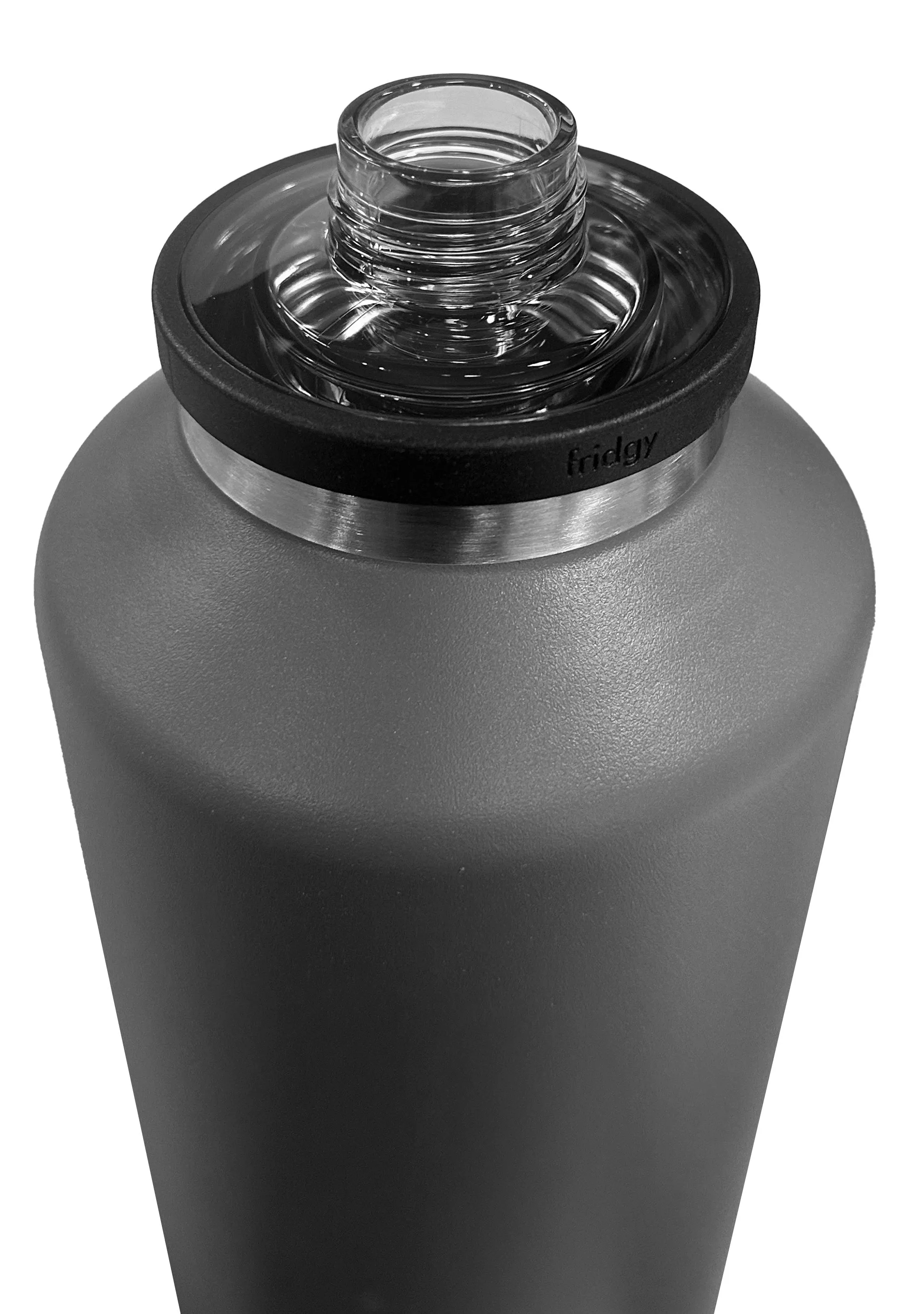 Fridgy 1.9L All-Dayer Water Bottle Grey