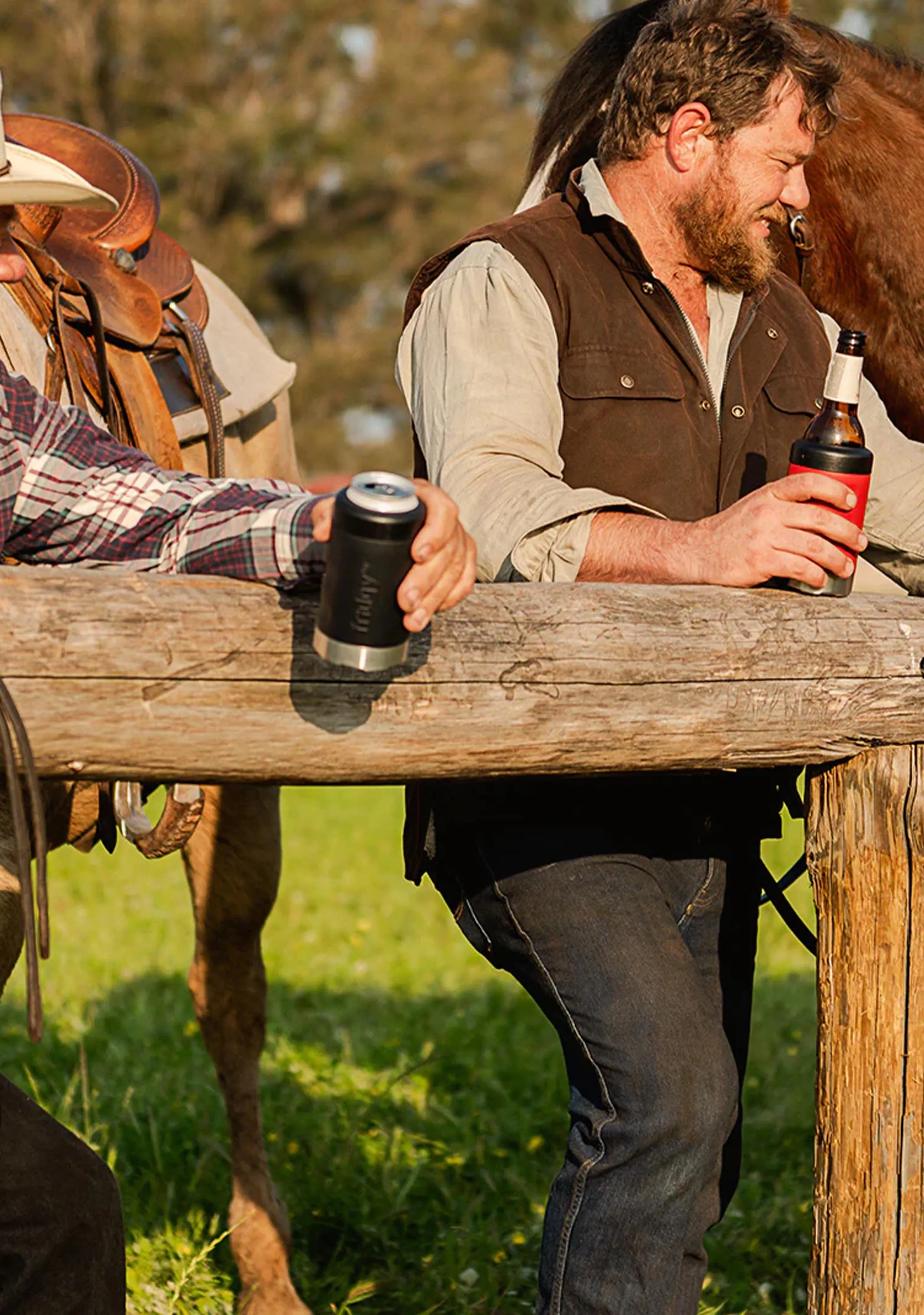 Fridgy 375mL Grip Series Can Cooler with built-in Bottle Opener