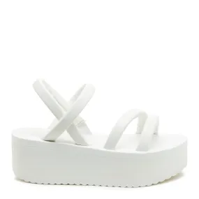 Haven White Platform Sandal