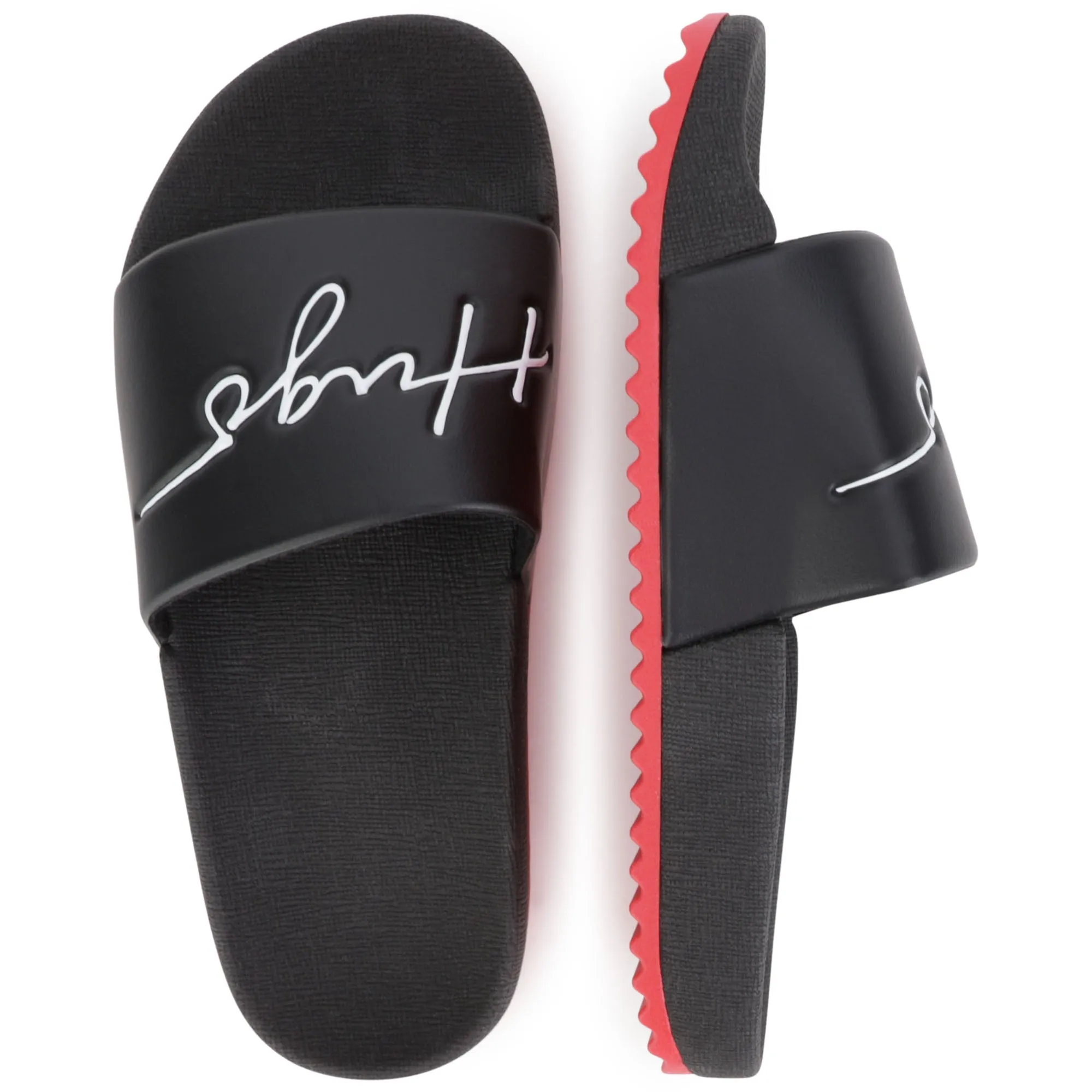 HUGO Signature Logo Slides_Black G29001-09B