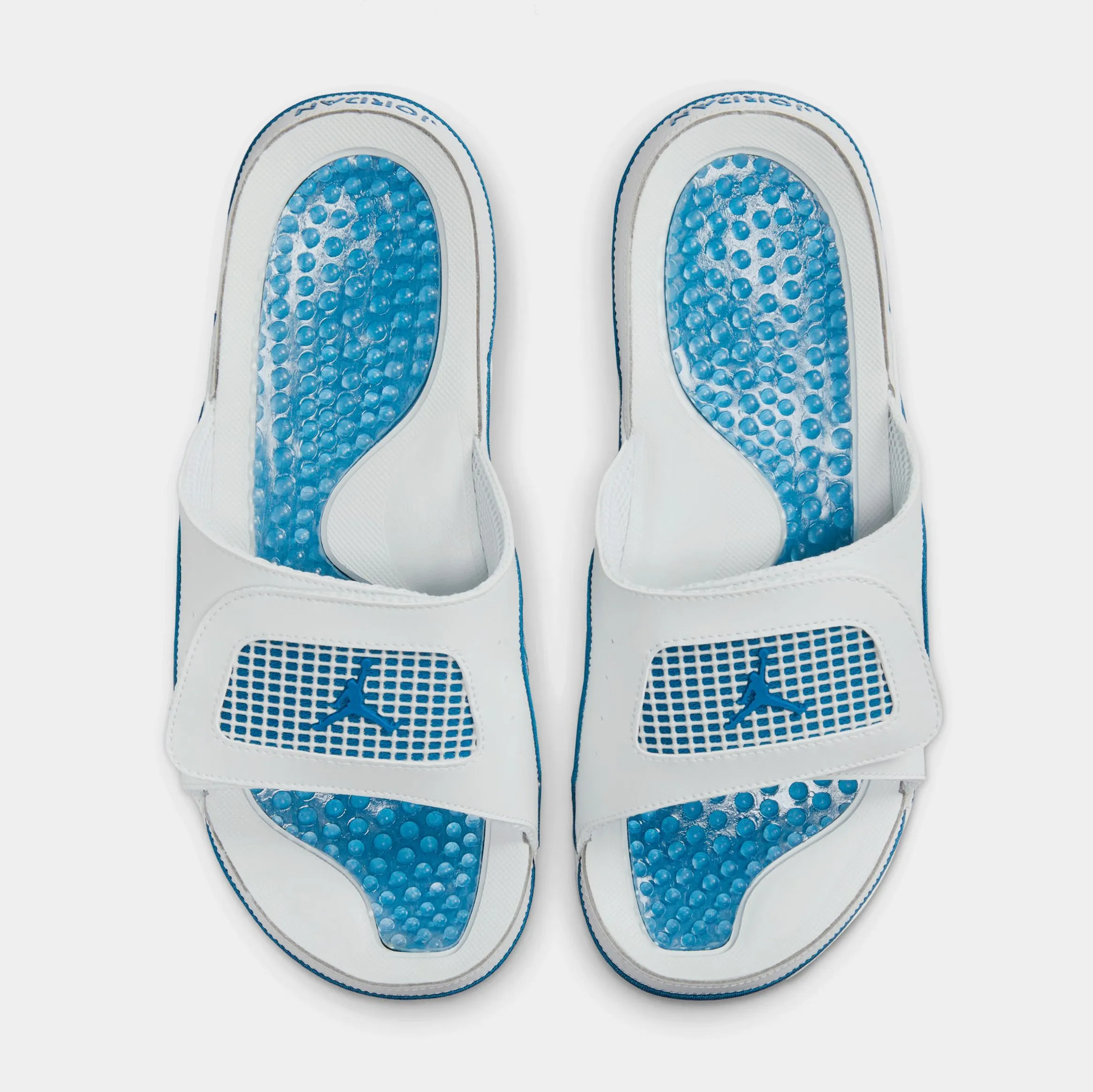 Hydro 4 Retro Slides Mens Sandals (Off-White/Neutral Grey/Industrial Blue)