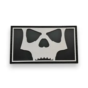 Icon Skull Full Patch - Black White