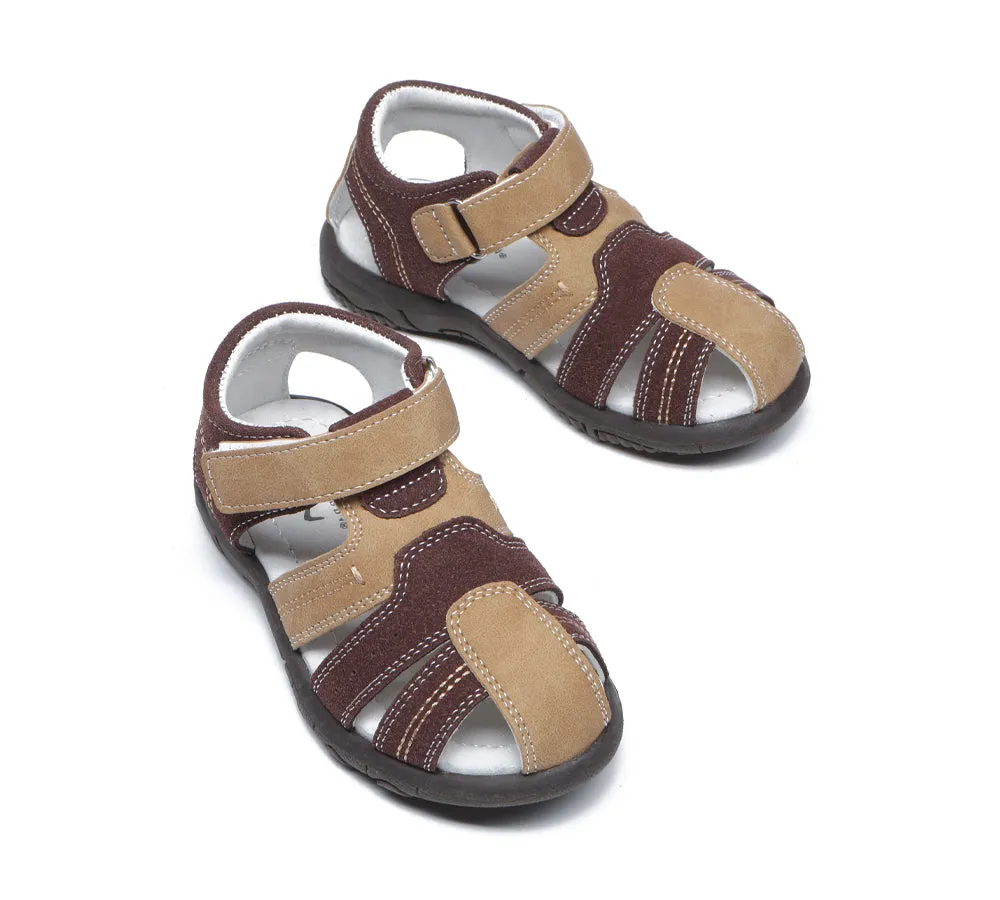 Kids Hook And Loop Roma Easy Walk Sandals