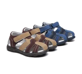 Kids Hook And Loop Roma Easy Walk Sandals