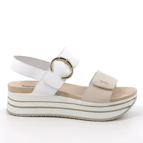 Ladies IGI & Co Sandals White/Cream Chunky Platform 5679166 sale