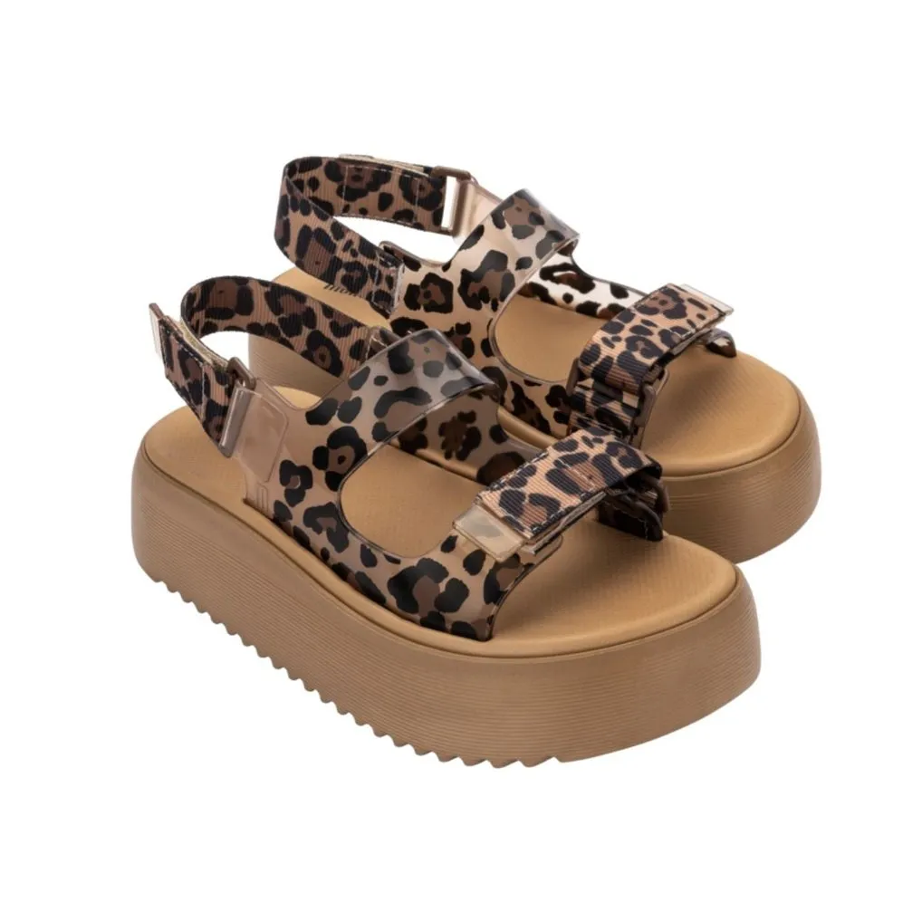 Melissa Leopard Print Brave Platform Sandals