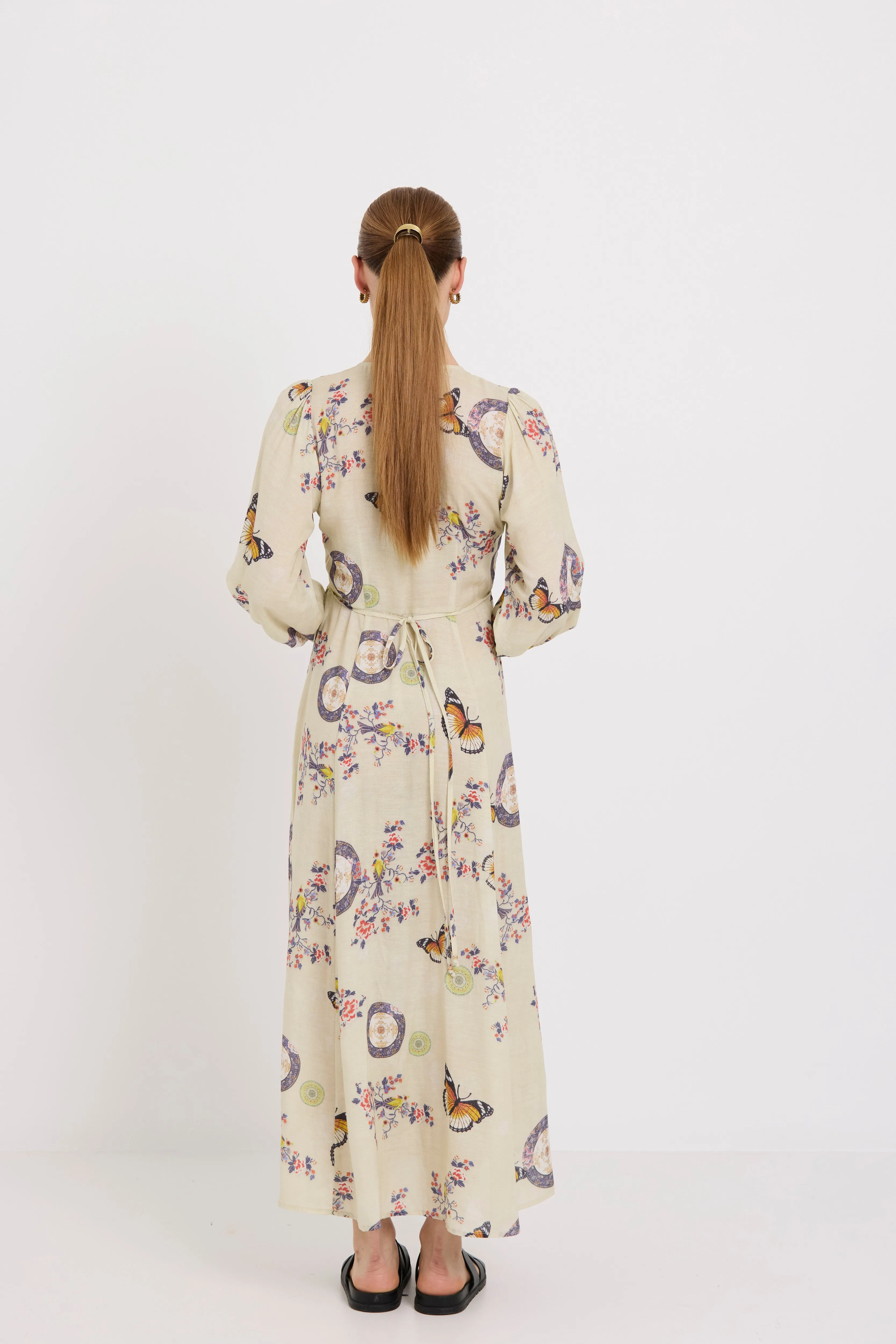 Monaco Dress | Butterfly Print