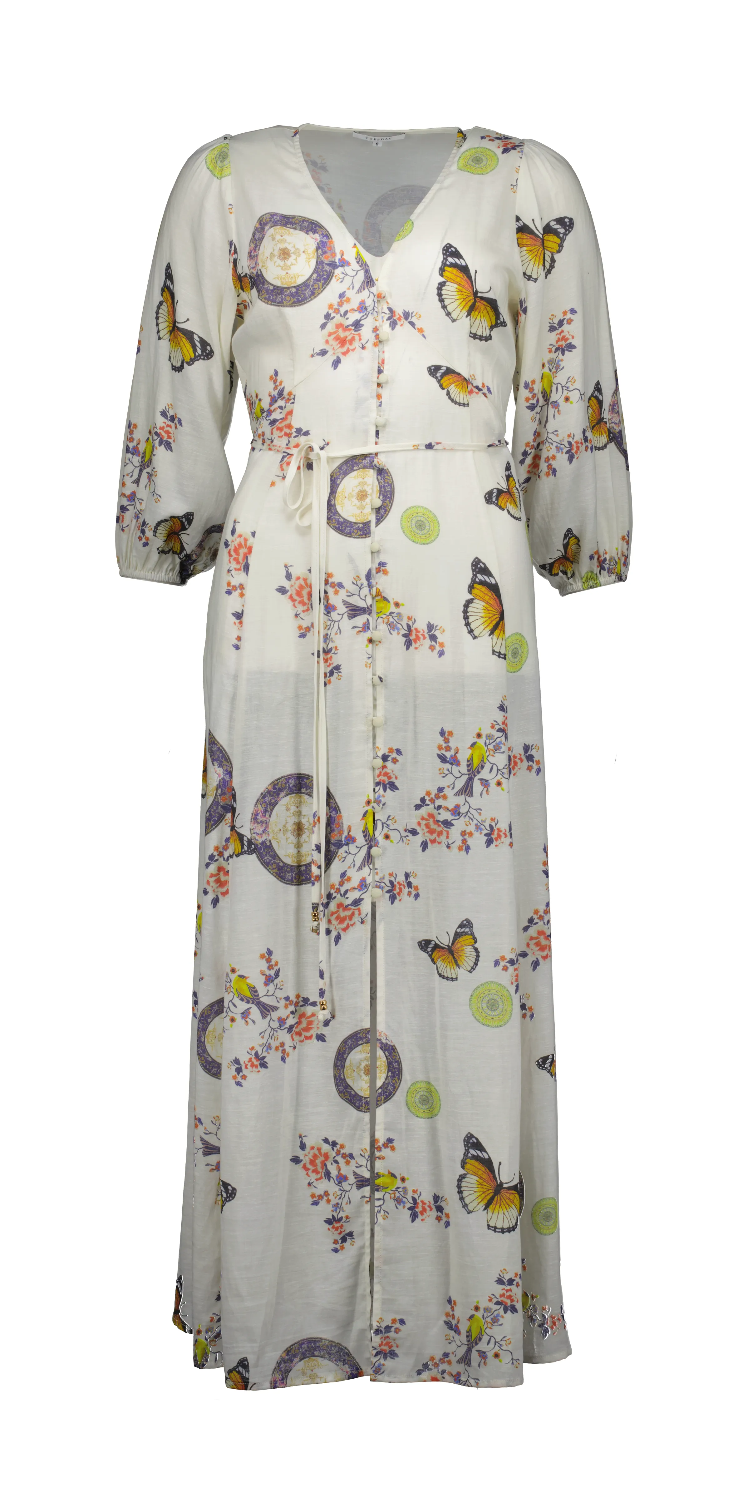 Monaco Dress | Butterfly Print