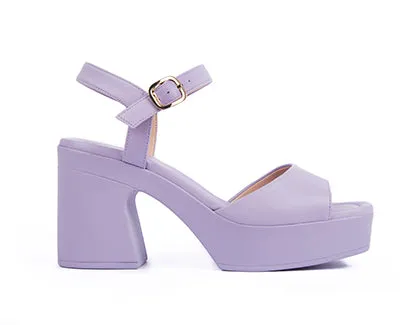 Platform Sandals,  Lila