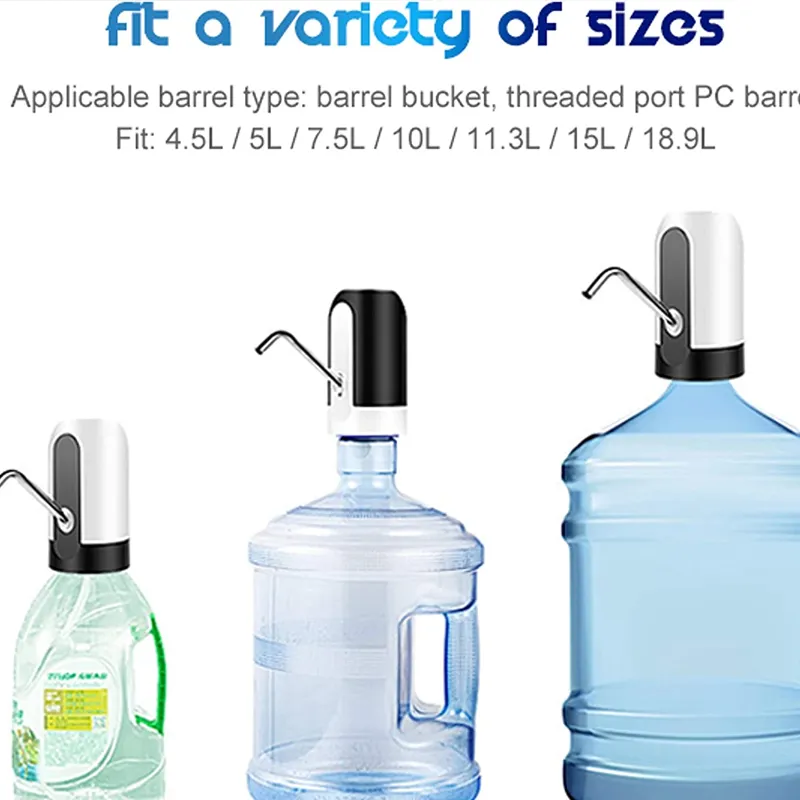 Rechargeable Electric Water Dispenser Bottle Pump