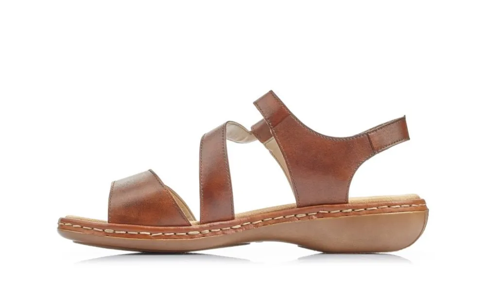 Rieker - Everyday Velcro Sandal Brown