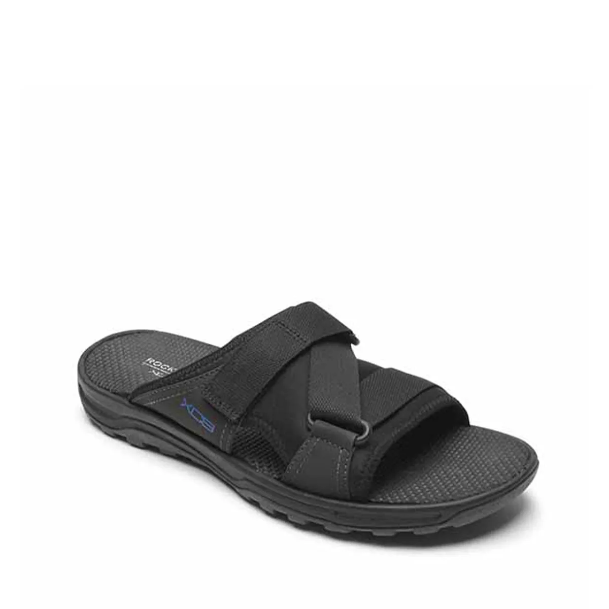 Rockport Velcro Slide Black    