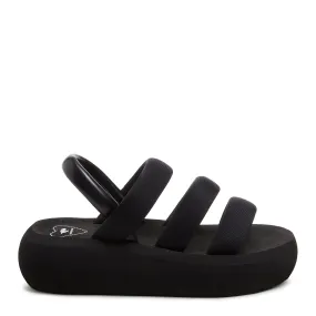 Smile Black Sandals