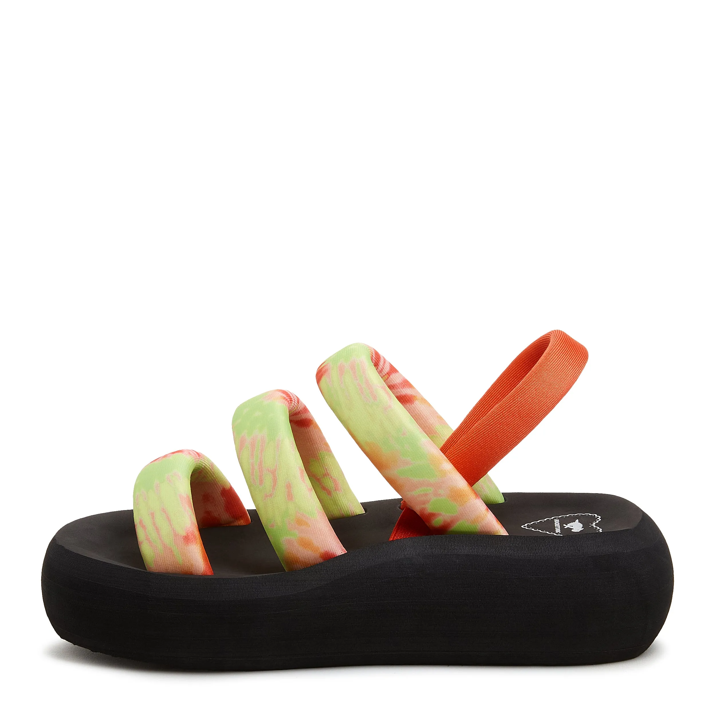 Smile Orange Multi Sandals