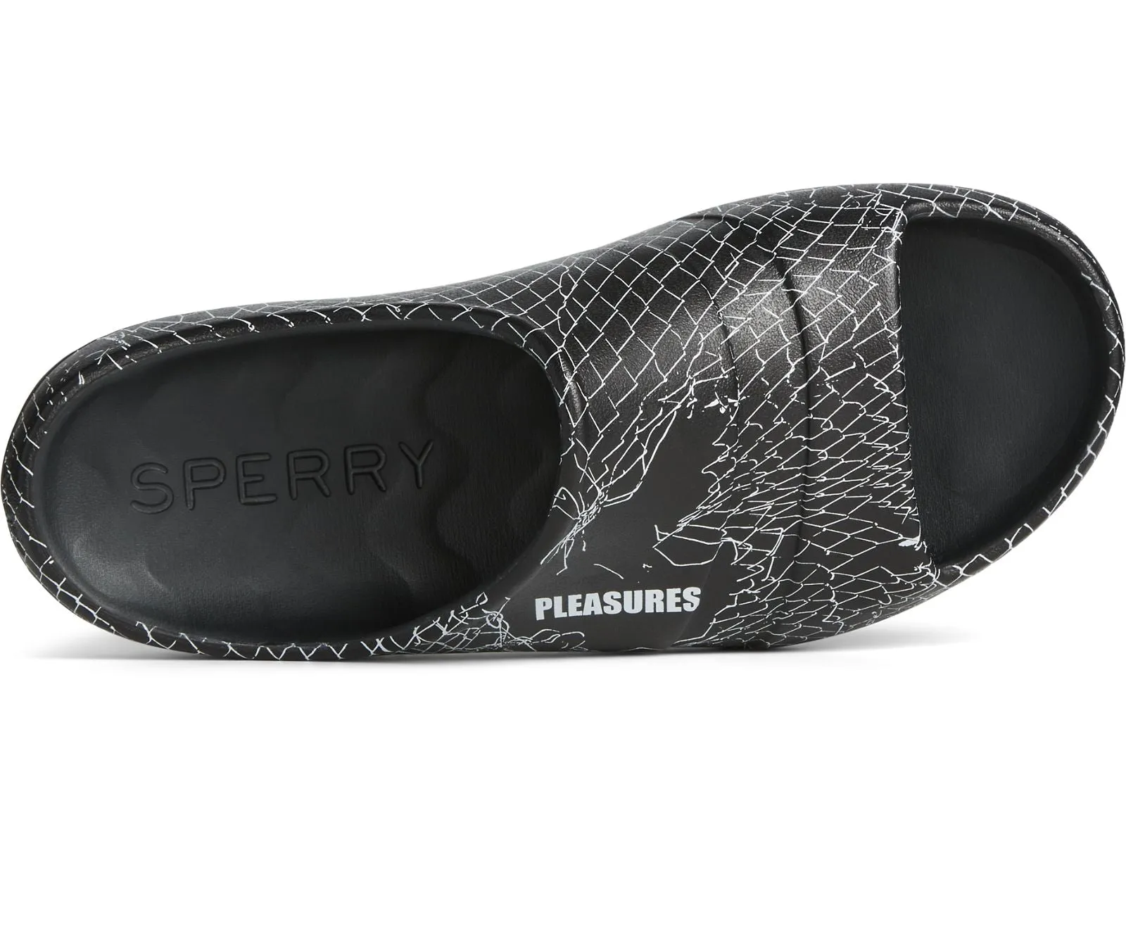 Sperry X Pleasures Float Slides Black