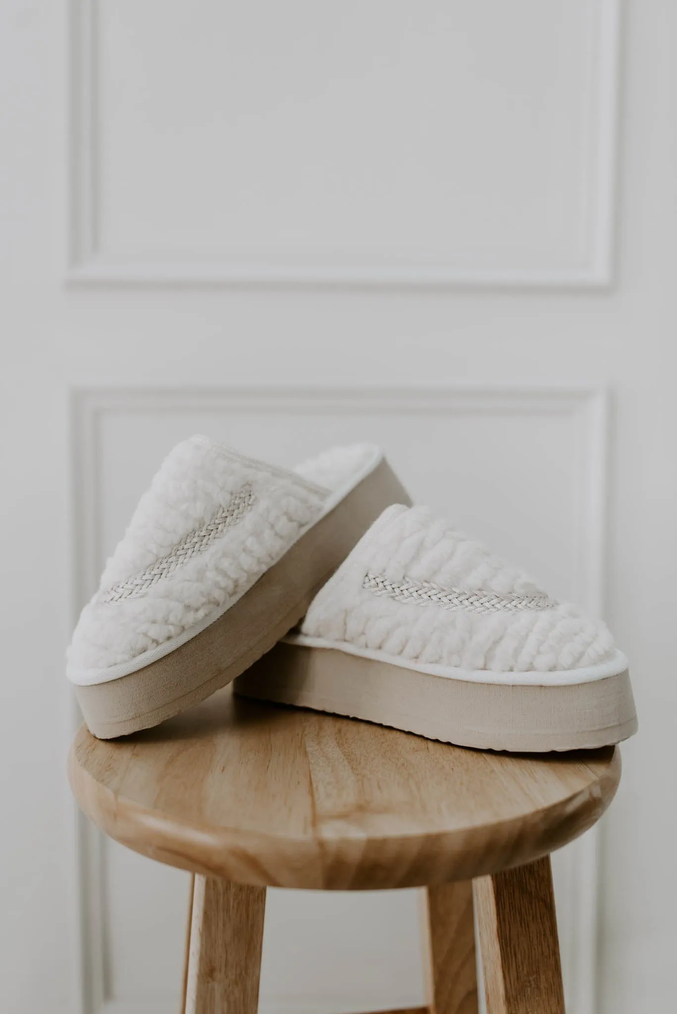 Teddy Winter Platform Slides