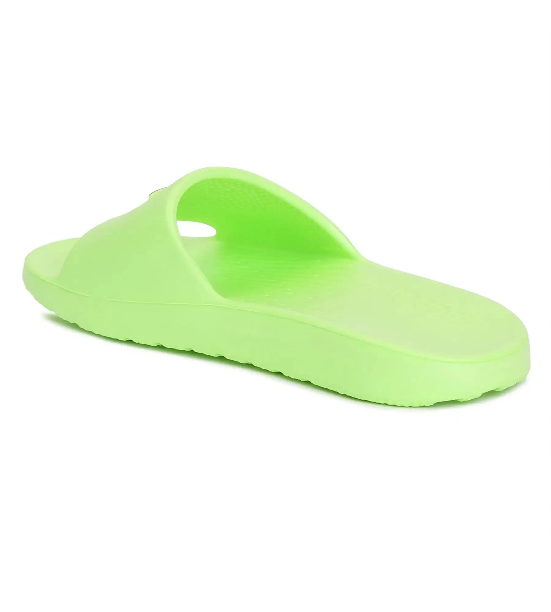 Unisex Junior's Single Colour Slides - Bright Zest & True Navy