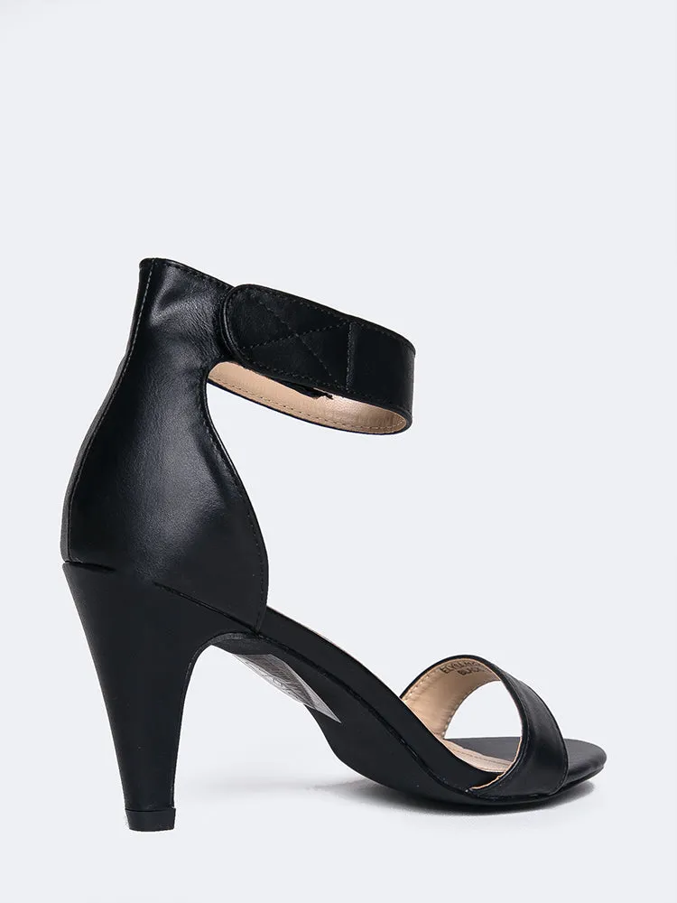 Velcro Ankle Strap Heel