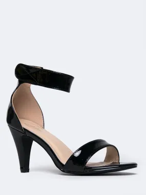 Velcro Ankle Strap Heel