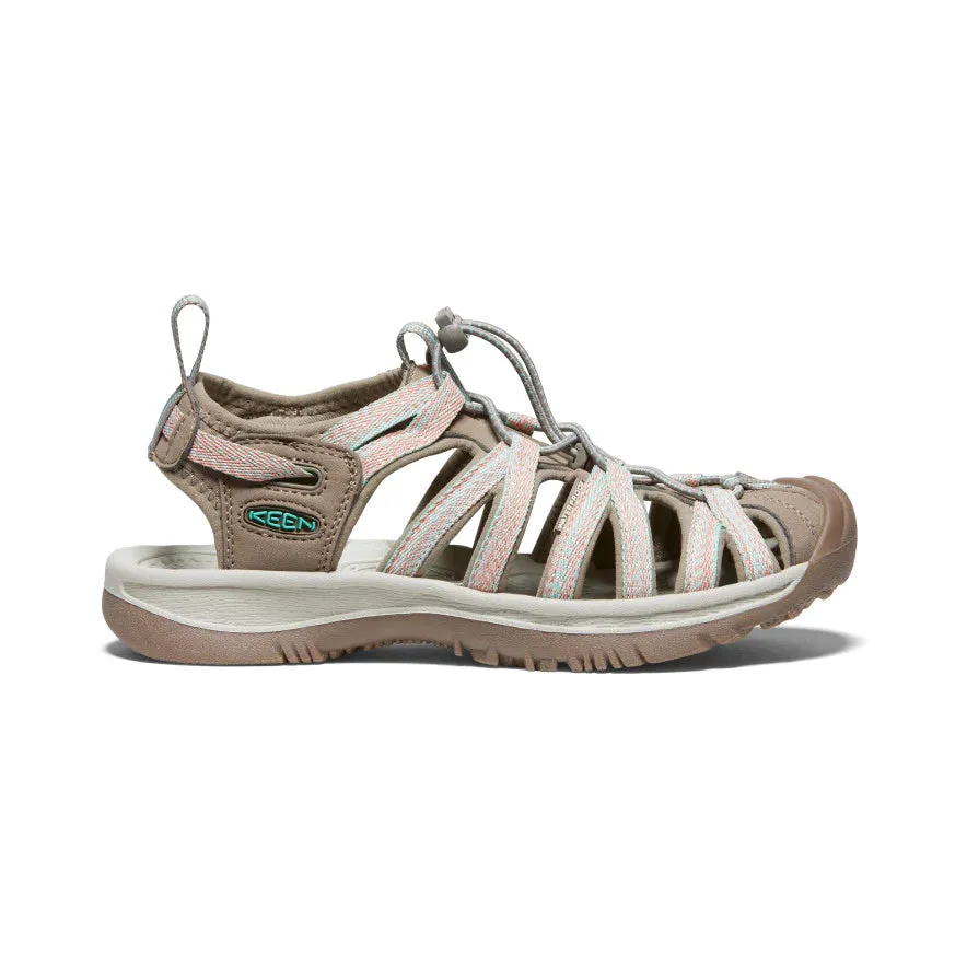 Womens Whisper Taupe/Coral